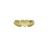 Heart Wing Signet Rings