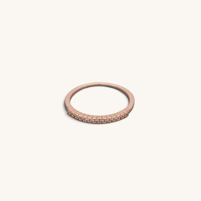 Half Eternity Stacking Rings