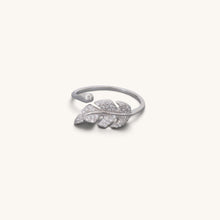 Sterling Silver Single Leaf Rings