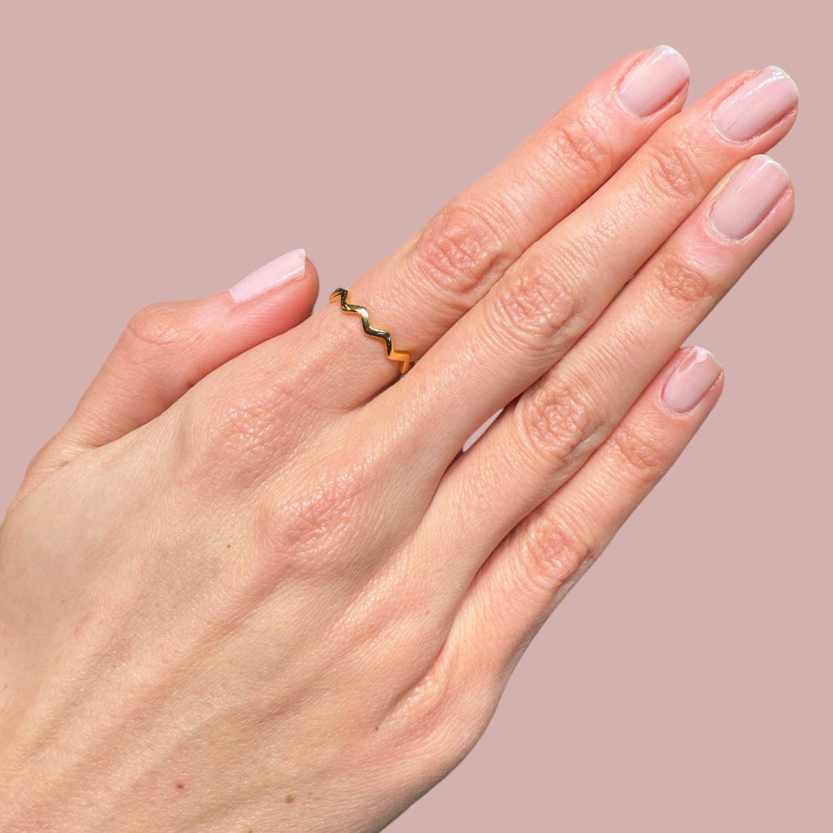 Zigzag Stacking Rings