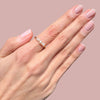 Half Eternity Pearl Rings