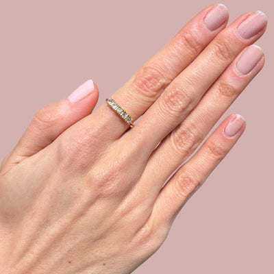 Five Stones CZ Ring