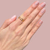 Open Hearts Eternity Ring