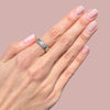 Cz Thick Band Rings