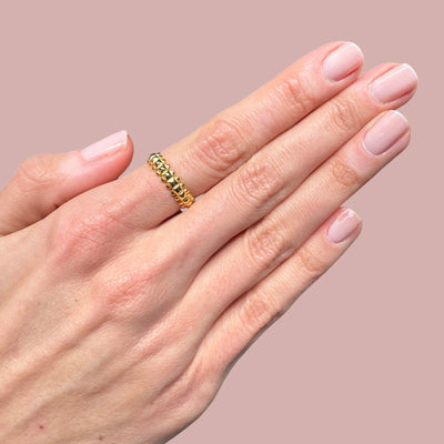 Nails Half Eternity Ring
