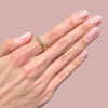 Nails Half Eternity Rings