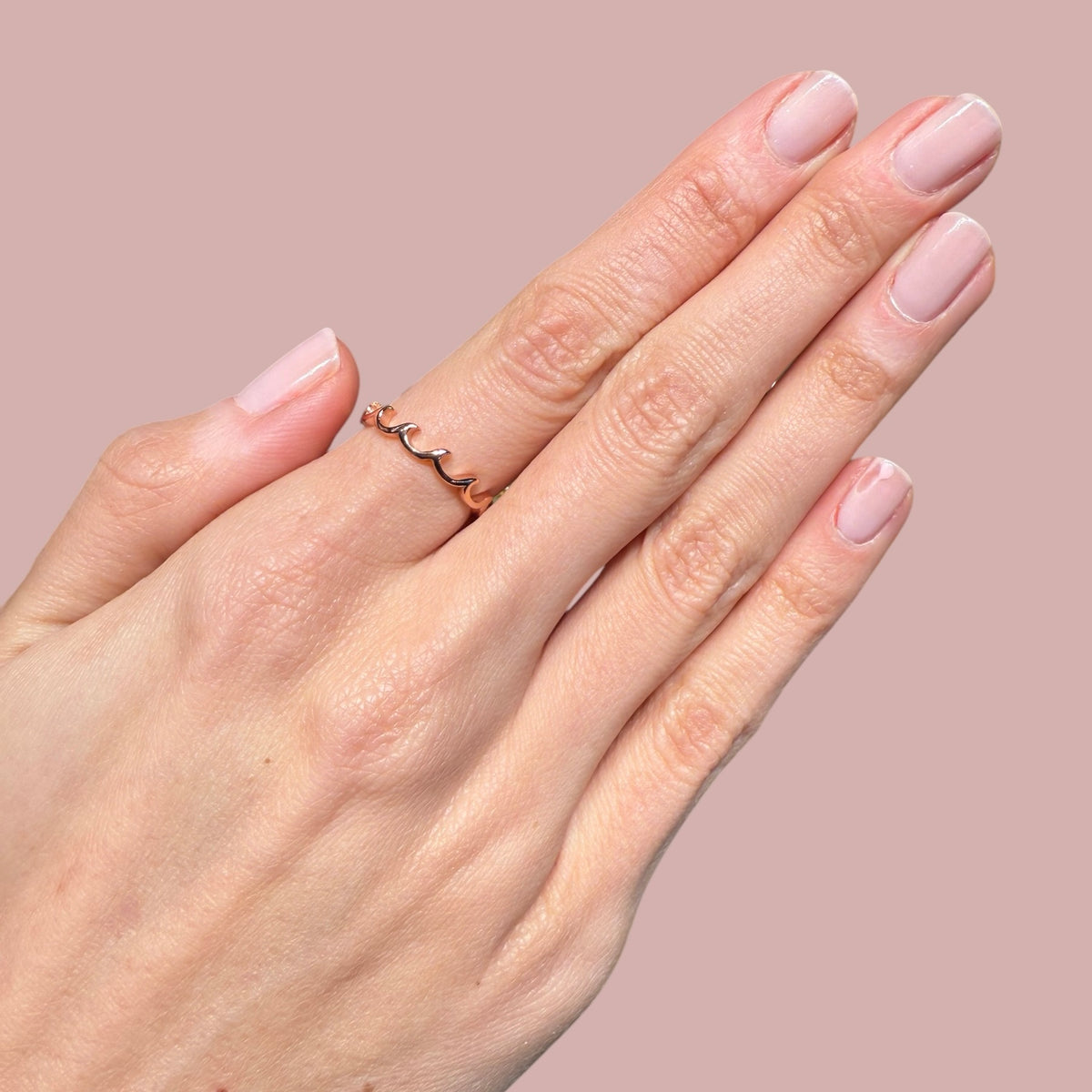 Eternity Wave Rings