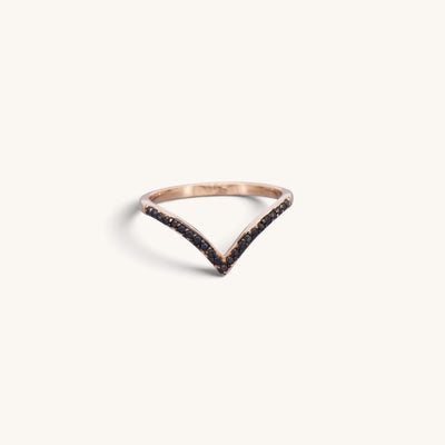V Shape Cz Rings