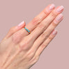 Turquoise Trio Rings