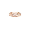 Greek Key Eternity Rings