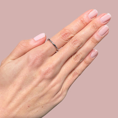 Knot Plain Band Rings