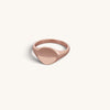 Round Pit Signet Rings