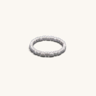 Plain Hearts All Around Eternity Ring