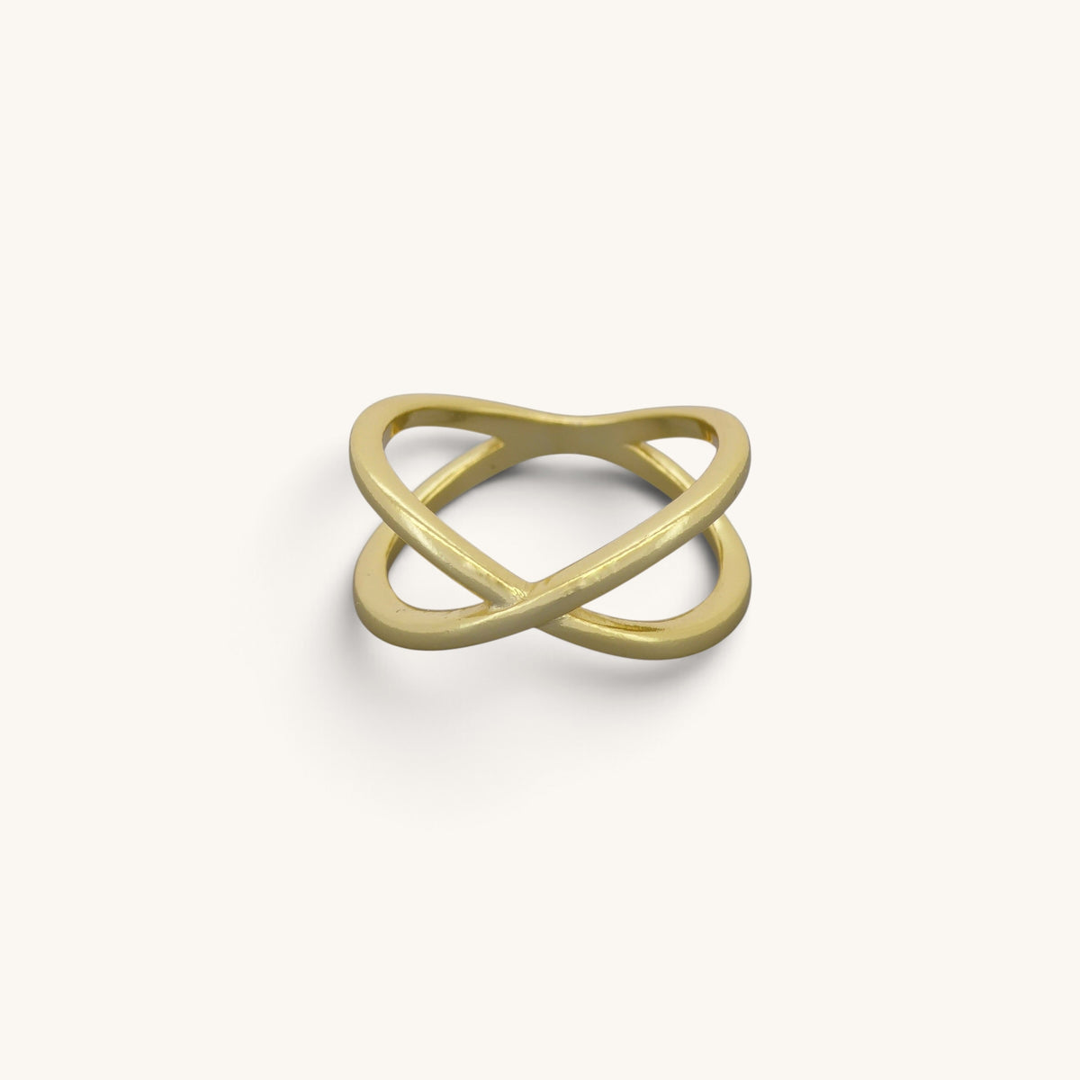 Plain X Cross Rings