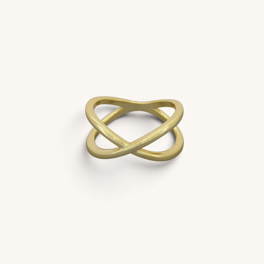Plain X Cross Rings