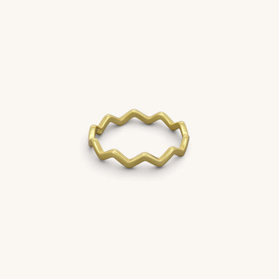 Sterling Silver Zigzag Rings