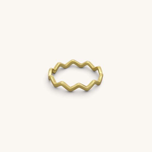 Sterling Silver Zigzag Rings