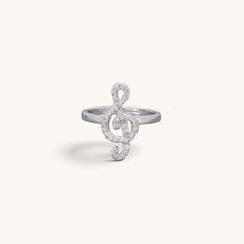 Sterling Silver Treble Clef Rings