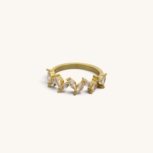Ten Stone Engagement Ring