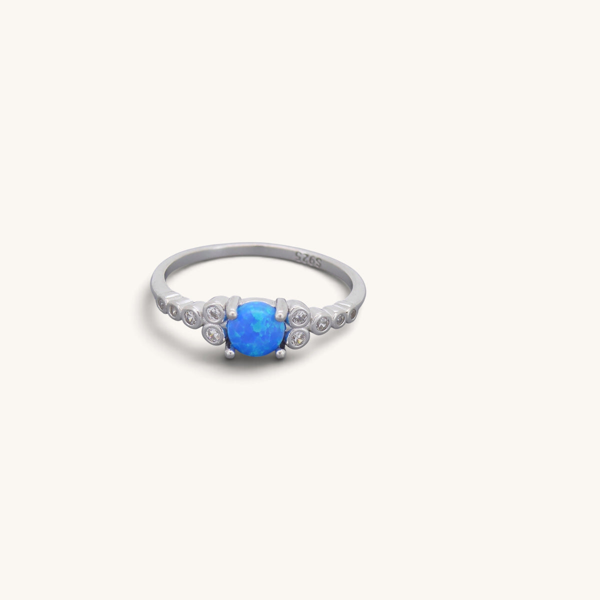Opal Look Cz Stone Rings
