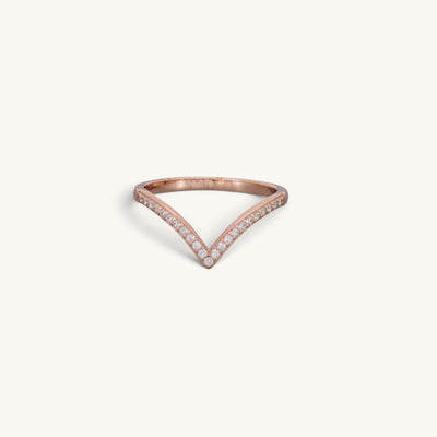 V Shape Cz Rings