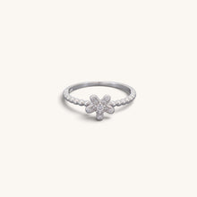 Flower Ball Band Rings