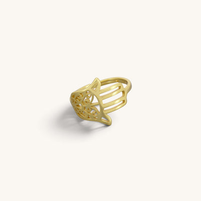 Adjustable Hand Hamsa Rings