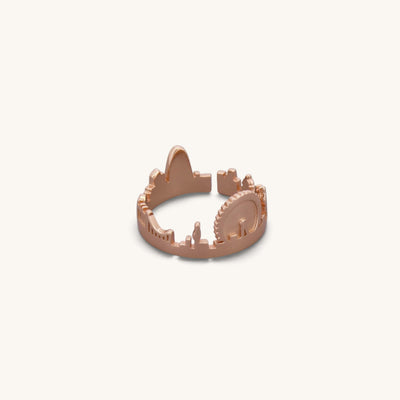 Sterling Silver London Skyline Ring