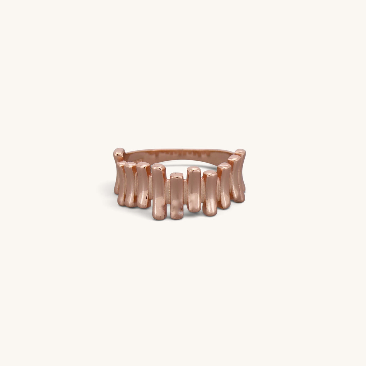 Irregular Bars Signet Rings