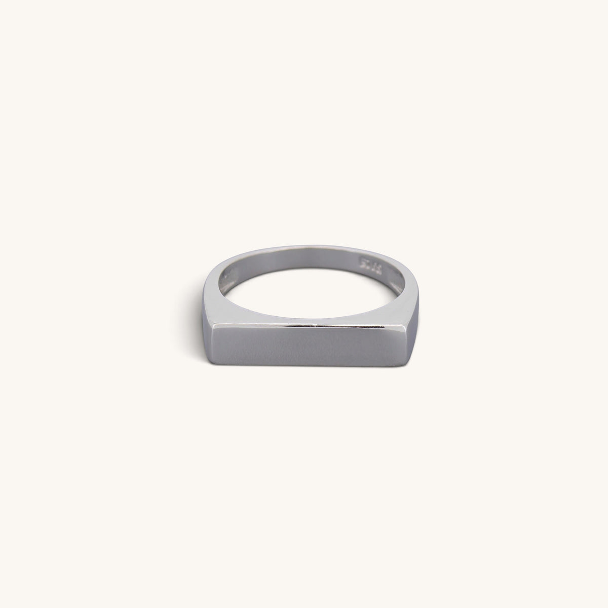 Bar Signet Rings