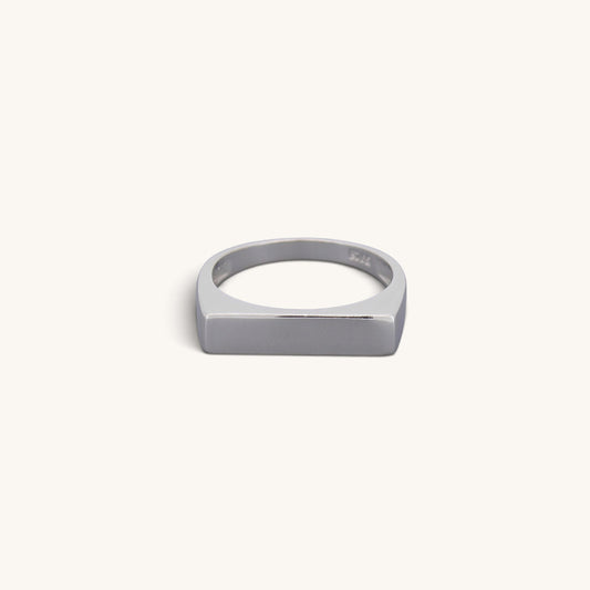 Bar Signet Rings