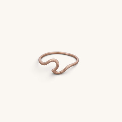 Plain Wave Rings