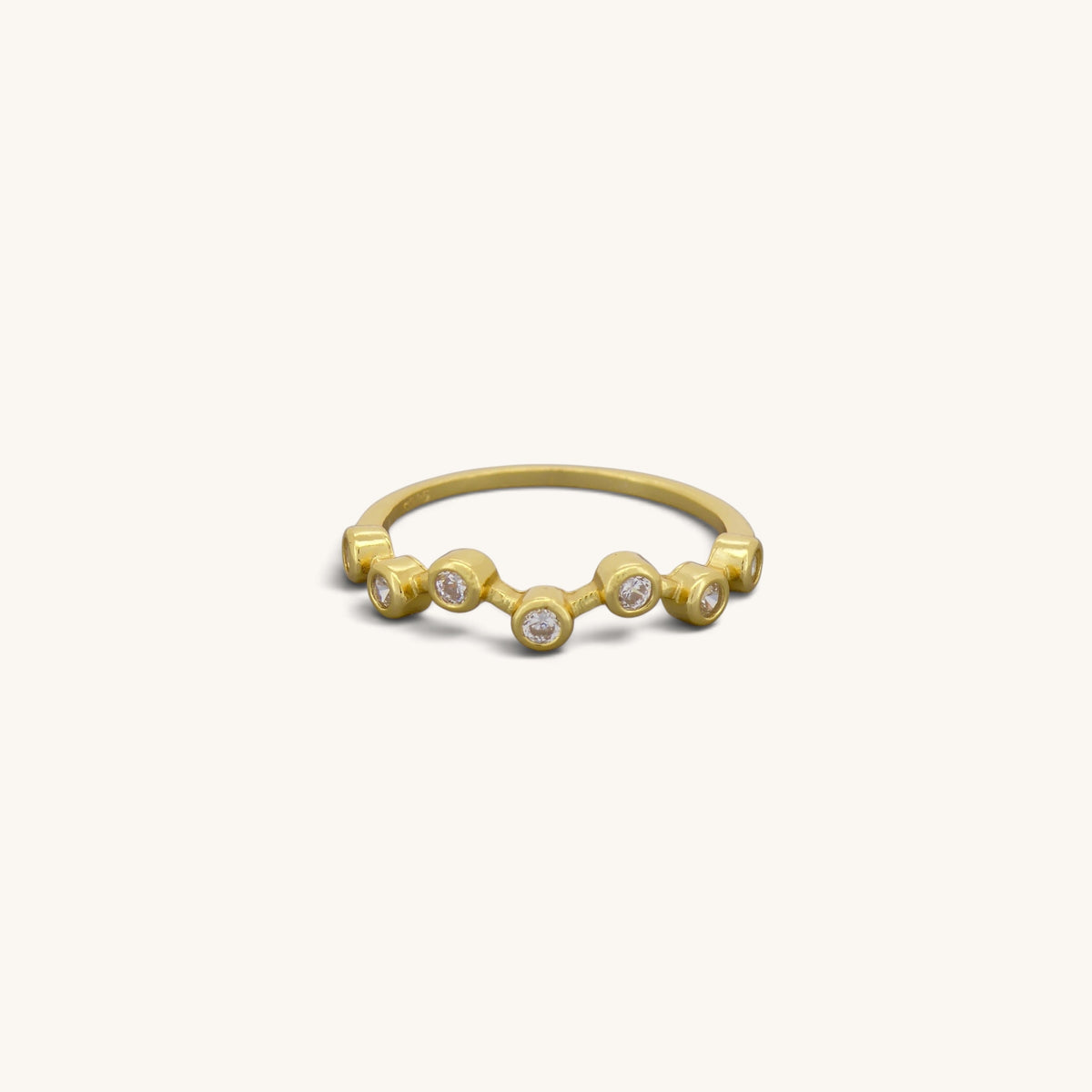 Irregular Half Eternity Rings