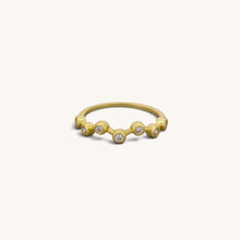 Irregular Half Eternity Rings