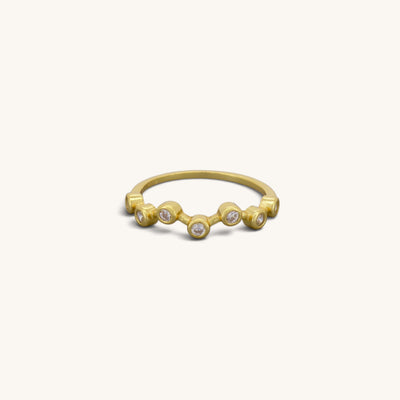Irregular Half Eternity Rings