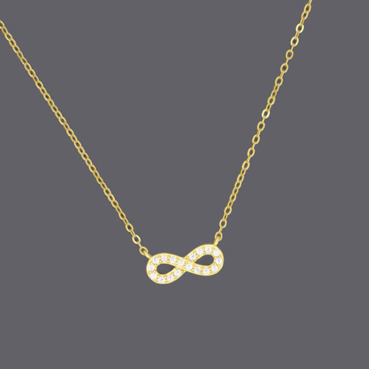 Small Infinity Cz Necklaces
