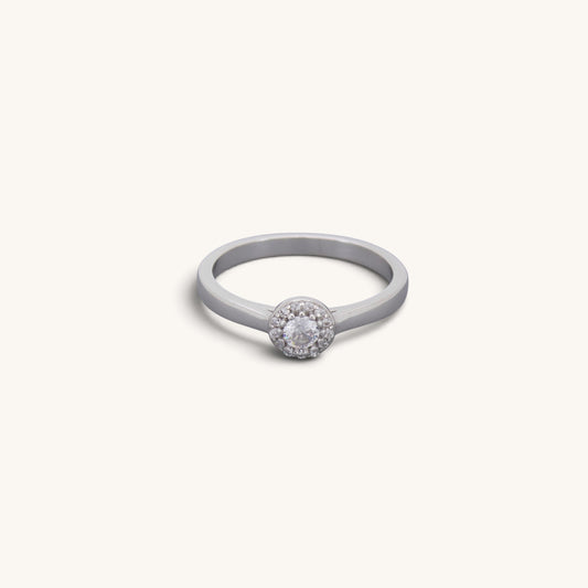 Small Lux Stone Solitaire Rings