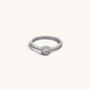 Small Lux Stone Solitaire Rings