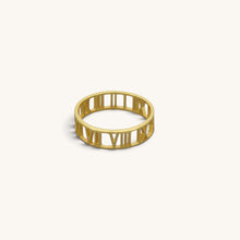 Sterling Silver Roman Clock Rings