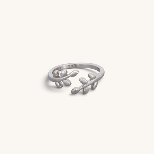 Adjustable Plain Leaf Rings