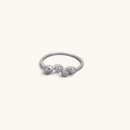 Irregular Cz Stones Rings