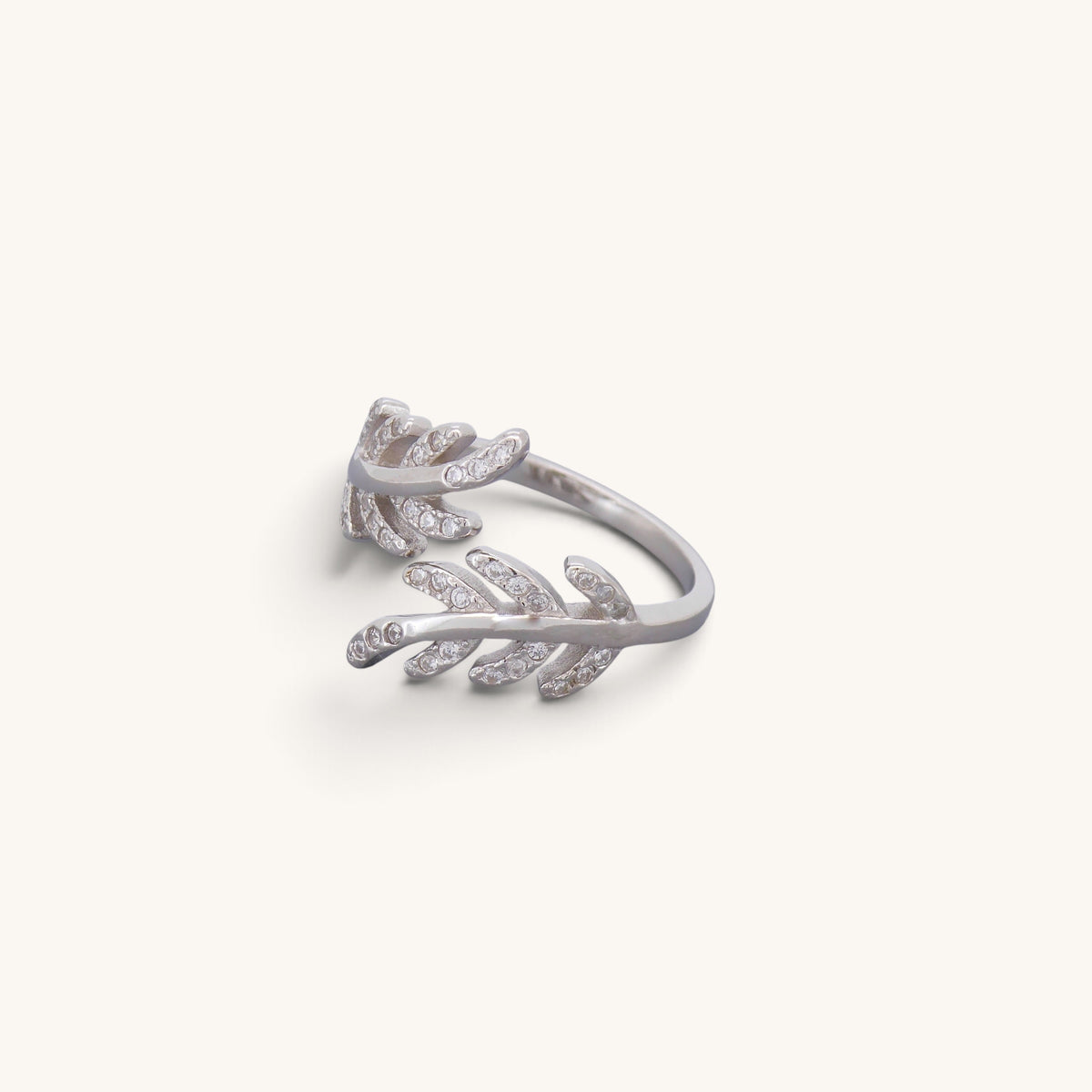 Sterling Silver Leaf Rings