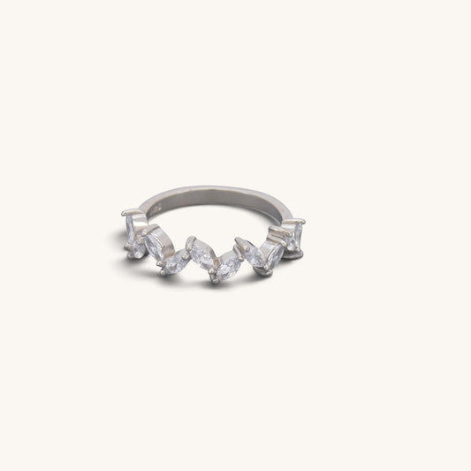 Ten Stone Engagement Ring