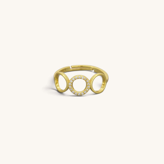 Sterling Silver Circles Rings