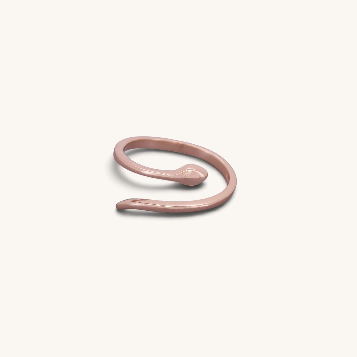 Adjustable Plain Snake Rings