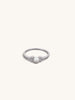 Cluster Single Pearl Ring