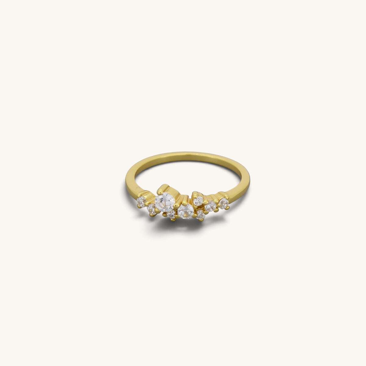 Dainty Cluster Rings