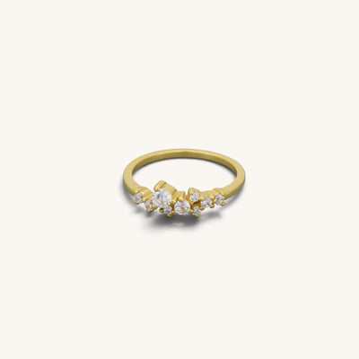 Dainty Cluster Rings