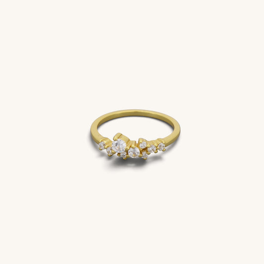 Dainty Cluster Rings