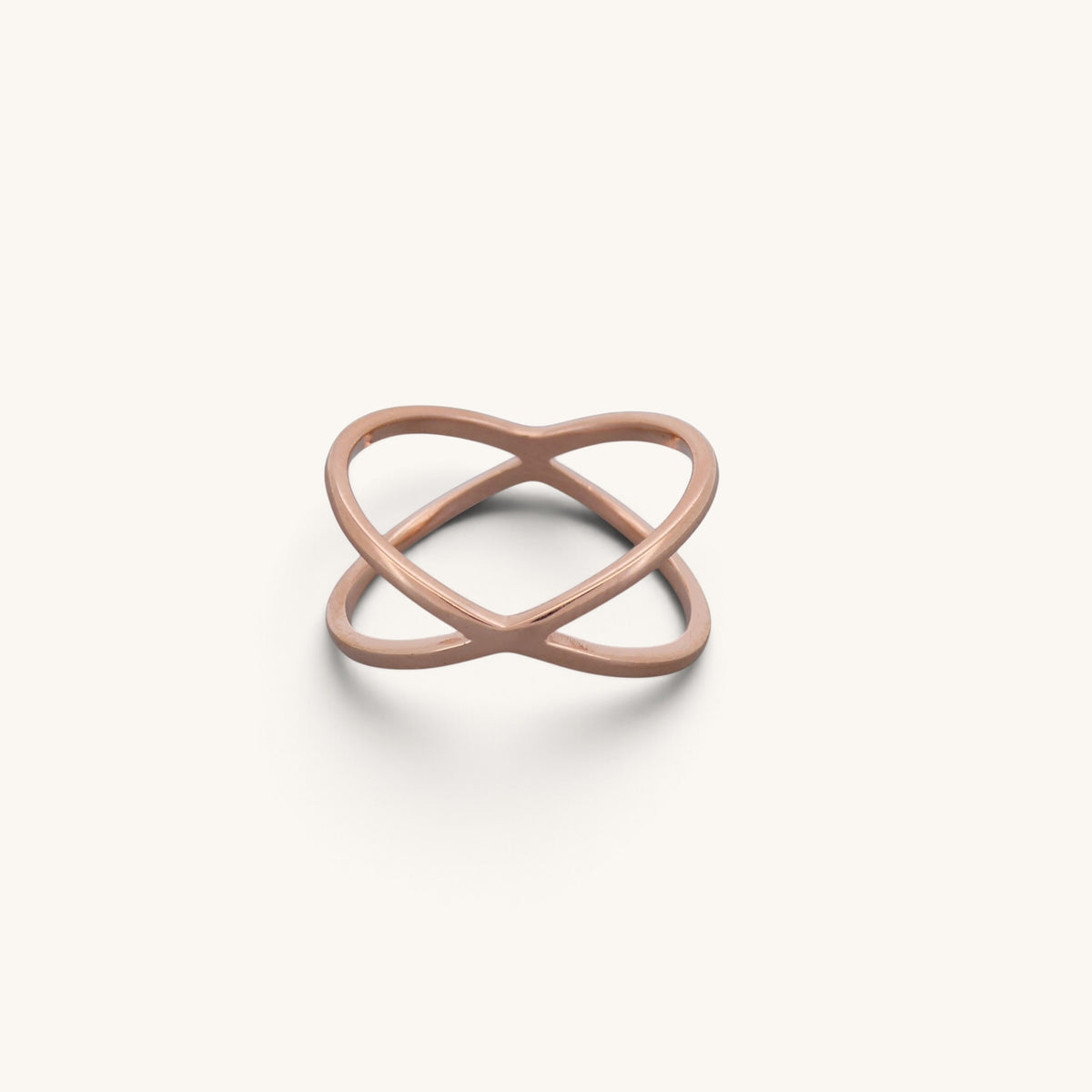 Plain X Cross Rings